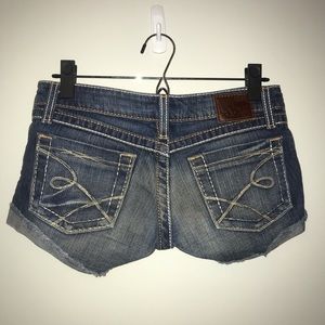 Denim jean shorts